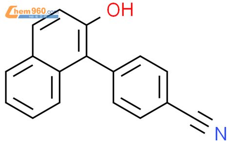 118693 55 3 4 2 Hydroxynaphthalen 1 yl benzonitrileCAS号 118693 55 3 4