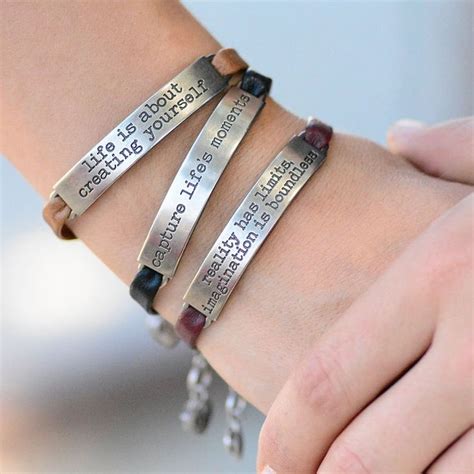 Bible Verse Bracelet Inspirational Jewelry Motivational Etsy