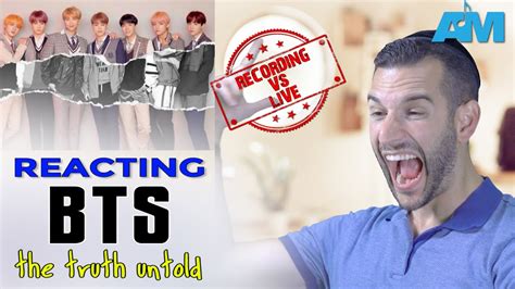 VOCAL COACH Reacts To TRUTH UNTOLD By BTS YouTube