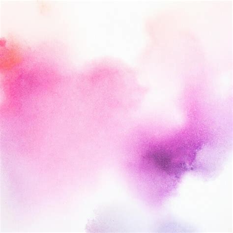 Premium Photo A White Paper With Pink And Purple Watercolors