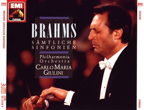 Release Sämtliche Sinfonien by Brahms Philharmonia Orchestra Carlo