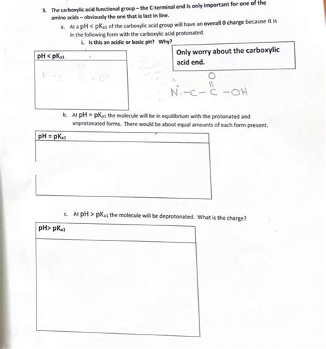 Solved 3. The carboxylic acid functional group - the | Chegg.com