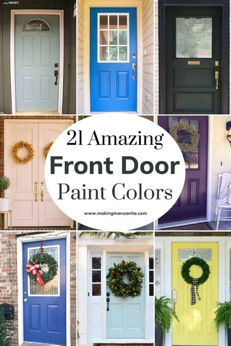 Front Door Paint Colors To Inspire You In Front Door Paint