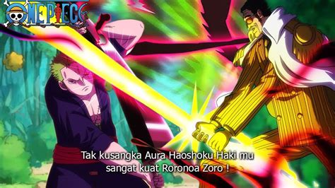 One Piece Kizaru Terkejut Zoro Mengeluarkan Kekuatan Haoshoku