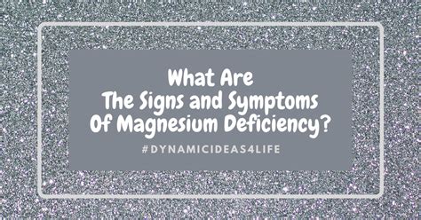 7 Signs And Symptoms Of Low Magnesium What To Look For