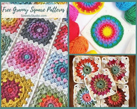 The Best FREE Granny Square Crochet Patterns – Sowelu Studio