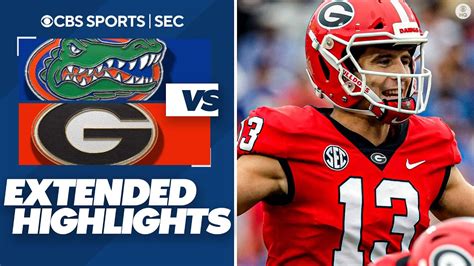 Florida vs No. 1 Georgia: Extended Highlights | CBS Sports HQ - YouTube