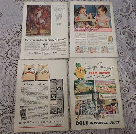 1930s March Child Life Magazine Set Of Four From