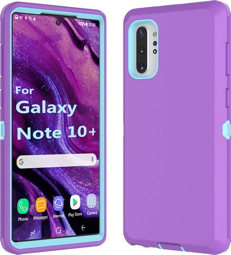 Thybx Galaxy Note 10 Plus Case Drop Protection Full Body Shock Dust Absorbing