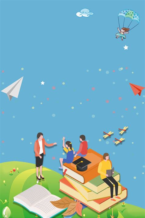 gambar background belajar ekstrakurikuler vektor  file psd