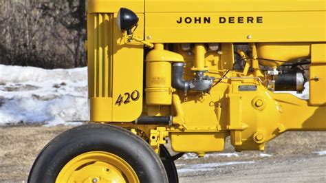 1957 John Deere 420 Industrial For Sale At Gone Farmin Spring Classic