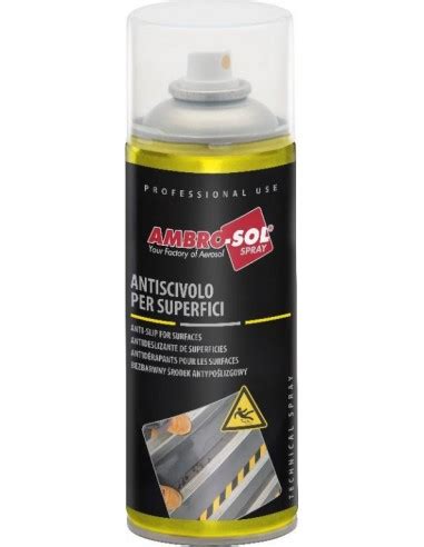 AMBRO SOL Spray Αντιολισθητικό Διάφανο Βερνίκι Επιφανειών 400ml