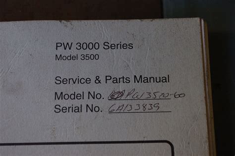 CROWN PW3500 Forklift Parts Service Repair Manual Book Catalog Owner