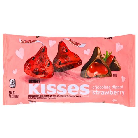 Hershey Kisses Strawberry Dipped 12 Pack Iwholesalecandy Ca