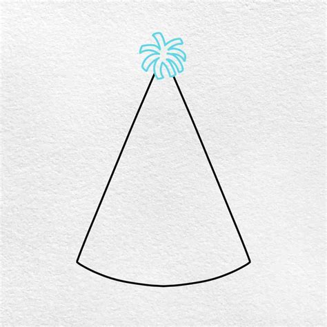 how to draw a birthday hat