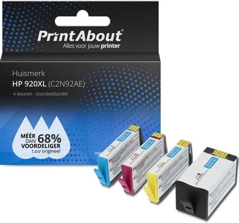 PrintAbout Inktcartridge Alternatief Voor De HP CD975AE Nr 920XL