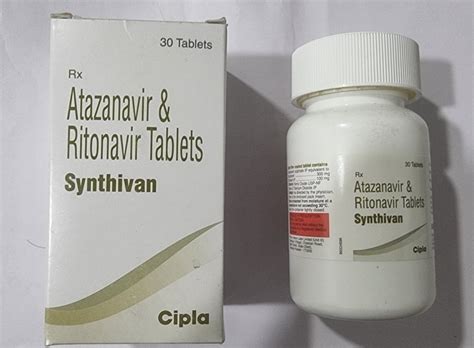 Synthivan Atazanavir Ritonavir Tablets Cipla Ltd Treatment For Hiv