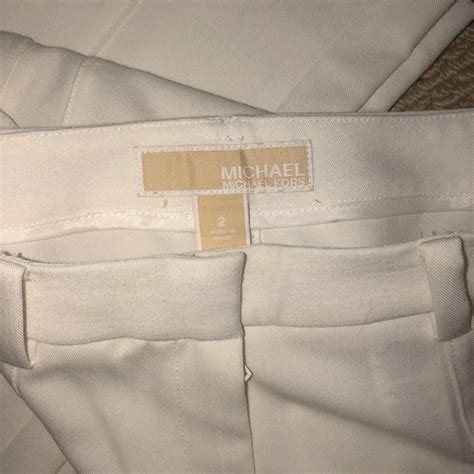 Michael Kors Pants And Jumpsuits Michael Kors White Dress Pants Poshmark