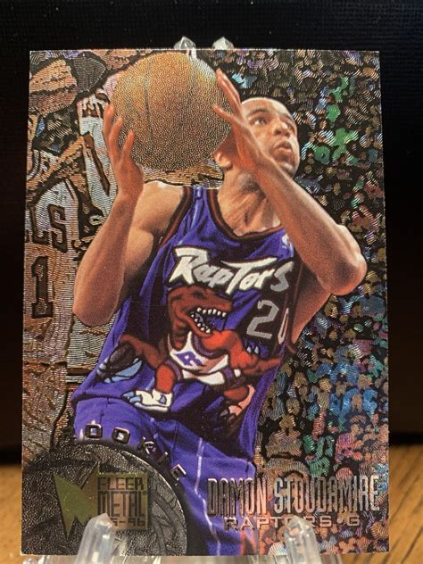 Fleer Metal Damon Stoudamire Rookie Card Rc Toronto