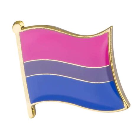 Bisexual Pride Flag Badge Bisexual Badge Rainbow And Co