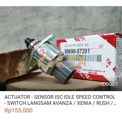 Jual Sensor Isc Idle Speed Control Avnza Xenia Terios Switch Langsam