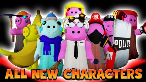 Roblox Piggy All New Characters Pt Custom Character Showcase Piggy