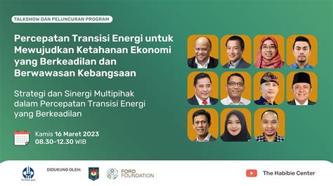 Strategi Dan Sinergi Multipihak Dalam Percepatan Transisi Energi Yang