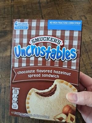 Smucker's Uncrustables Frozen Chocolate Flavored Hazelnut Spread ...