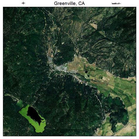 Aerial Photography Map of Greenville, CA California