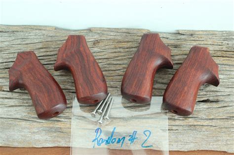 Wood Grips For Ruger Lcr Lcrx Rosewood Full Size Oil Finish Random 2 Ebay