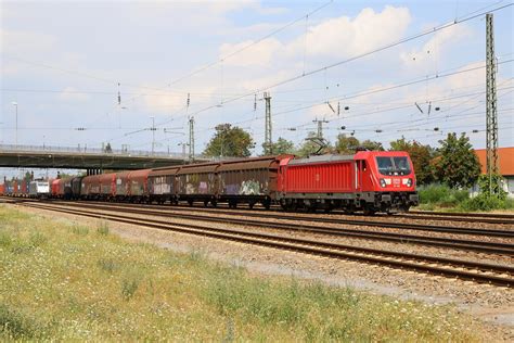 DB Cargo 187 083 1 Güterzug Graben Neudorf DB Cargo 187 0 Flickr