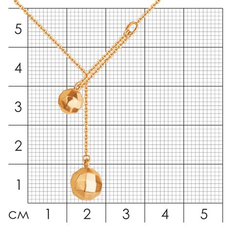 Колье из золота с шариками — интернет-магазин Костромской Ювелирный Завод