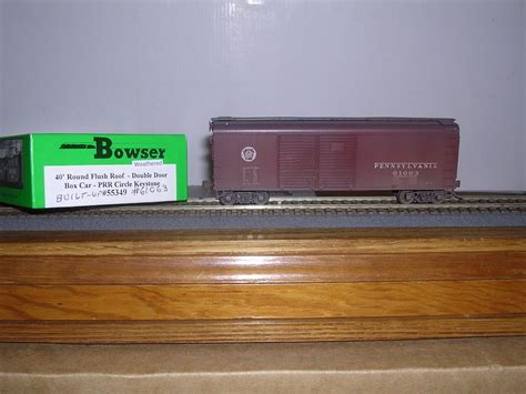 Bowser Pennsylvania X Round Roof Box Car Weathered