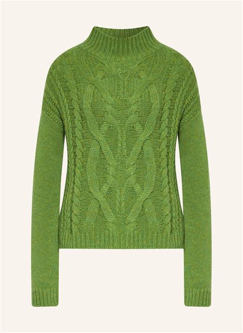 Darling Harbour Pullover Mit Cashmere In Oliv