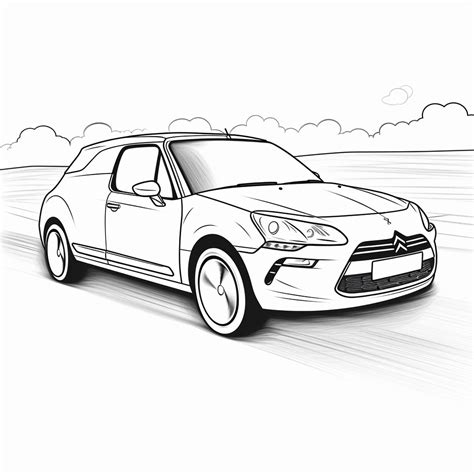 Dibujo 22 De Coche De Citroen Para Colorear