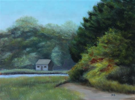 Salt Pond Public Landing The Eastham Painters Guild Cape Cod Ma