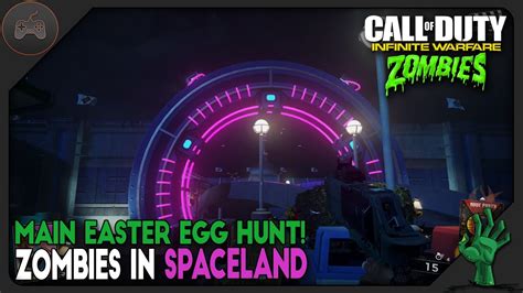 Zombies In Spaceland Easter Egg Hunt Gameplay Infinite Warfare