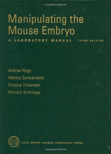 『manipulating The Mouse Embryo A Laboratory Manual』｜感想・レビュー 読書メーター