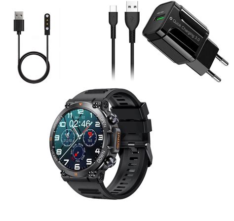 Smartwatch Zegarek M Ski Rubicon Rnce Zestaw Produkt W Tryby