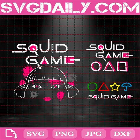 Squid Game Doll Svg Svgdaily Daily Free Premium Svg Files