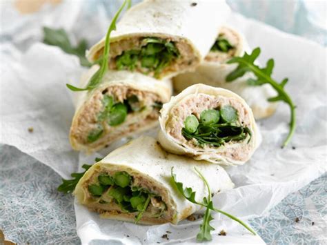 Wraps Au Thon Asperges Vertes Et Pinards Facile Et Rapide D Couvrez