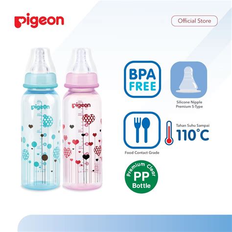 Jual Pigeon Botol Susu Pp Wide Neck Ml Ml Pigeon Botol Susu