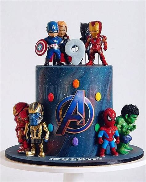 Las Mejores Tortas De Los Vengadores Todo Bonito Marvel Birthday