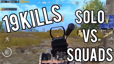 SOLO VS SQUADS 19 Kills PUBG MOBILE ATR JL YouTube