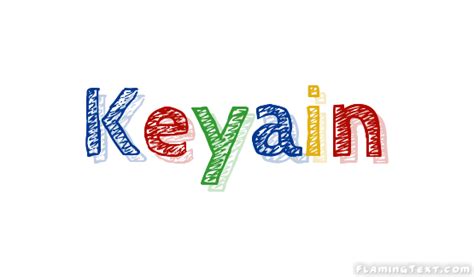 Keyain ロゴ フレーミングテキストからの無料の名前デザインツール