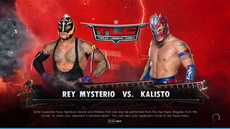 Wwe Tlc Rey Mysterio Vs Kalisto Youtube