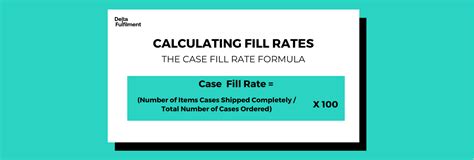 How To Calculate Fill Rate Definition Types And Calculations