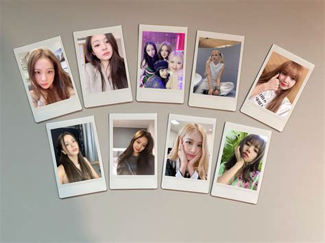 Blackpink Polaroid Set Kpop Polaroids Blackpink Polaroids Etsy Uk