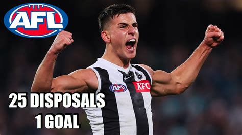 Nick Daicos Round 19 Highlights 25 Disposals 1 Goal AFL 2023 YouTube