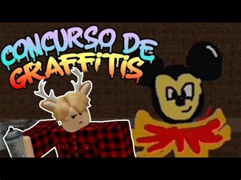 Concurso De Graffitis En Spray Paint Roblox Youtube